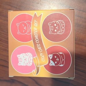 Cat Lady Box - Cat Felt Coasters